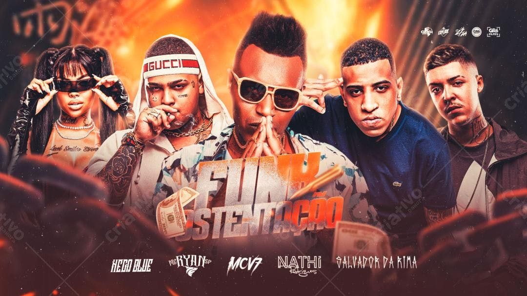 Flyer para Evento Funk Ostentação PSD Editável