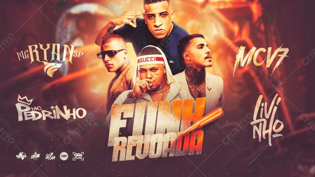 Flyer Funk Revoada PSD Editável