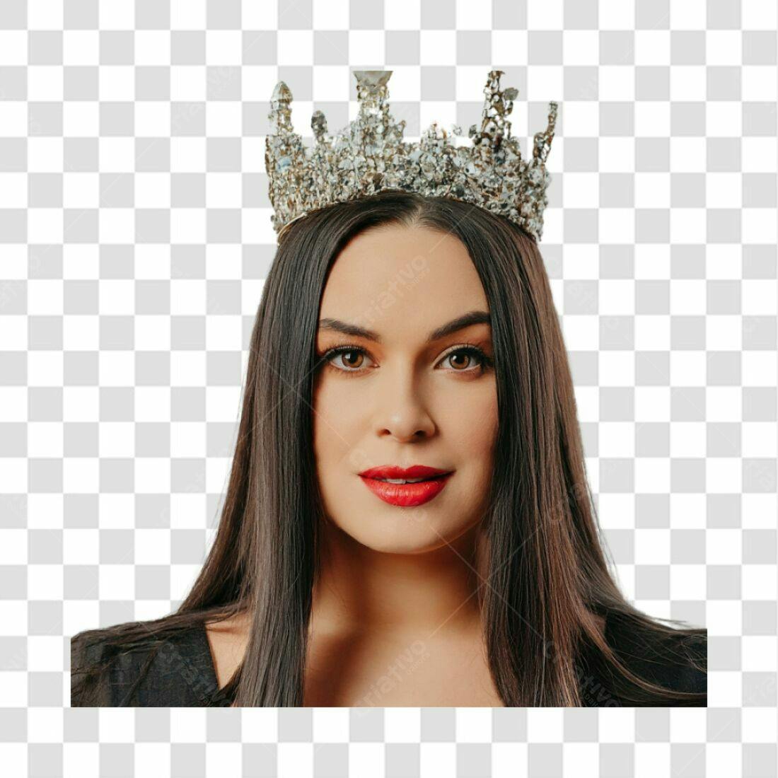 Icone Rainha com Coroa PNG com fundo transparente