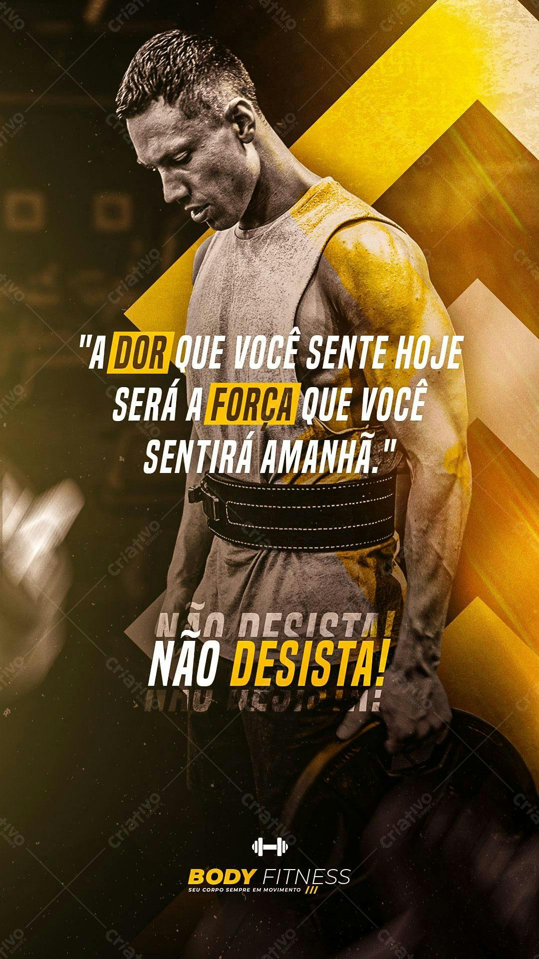 Post para Academia PSD Editável