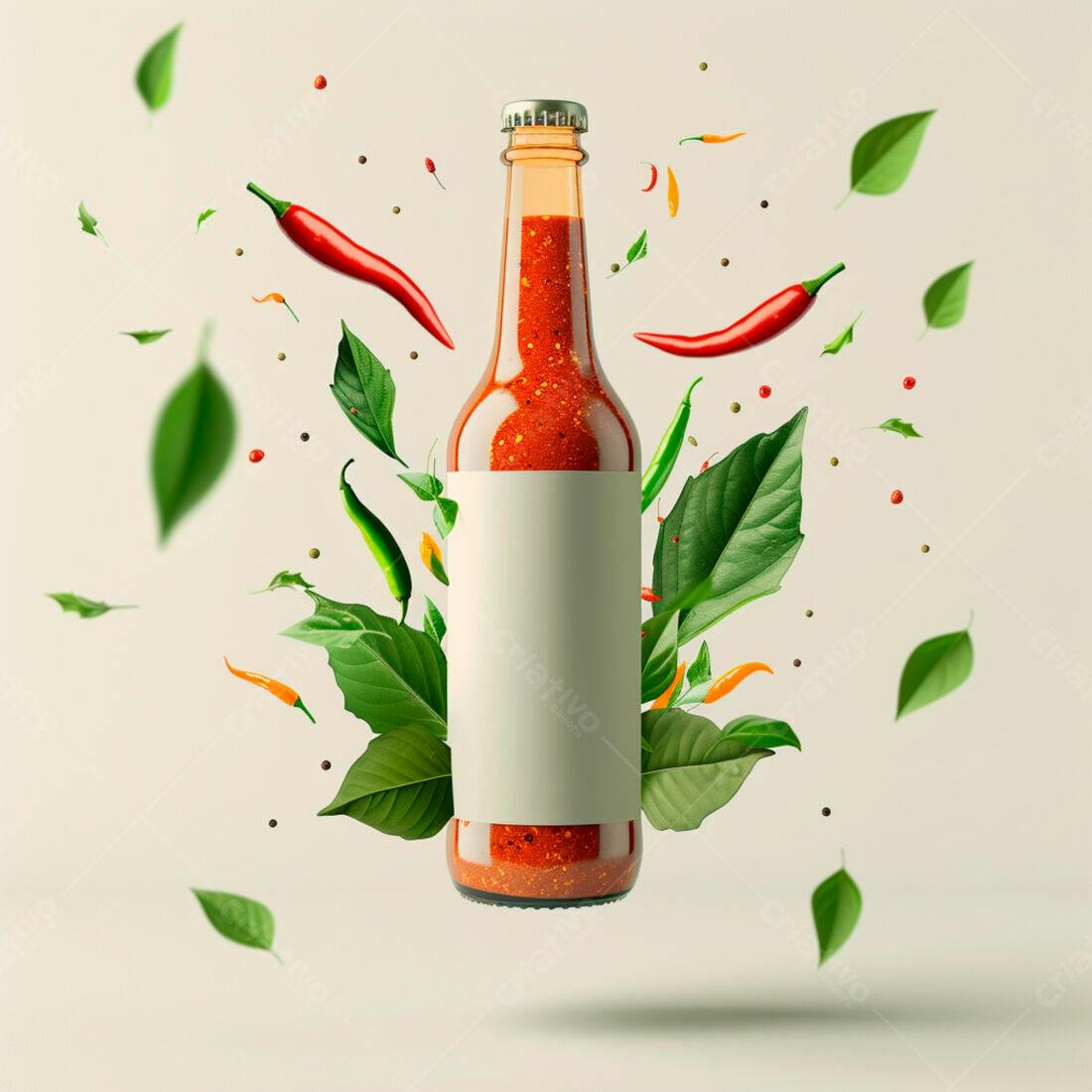 Molho de pimenta artesanal com ervas