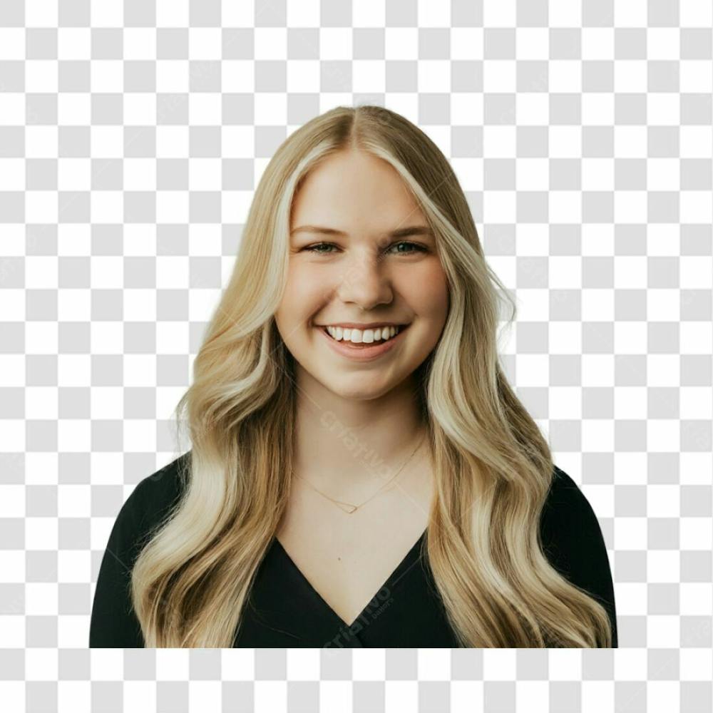 Menina Loira Sorrindo  Png Transparente
