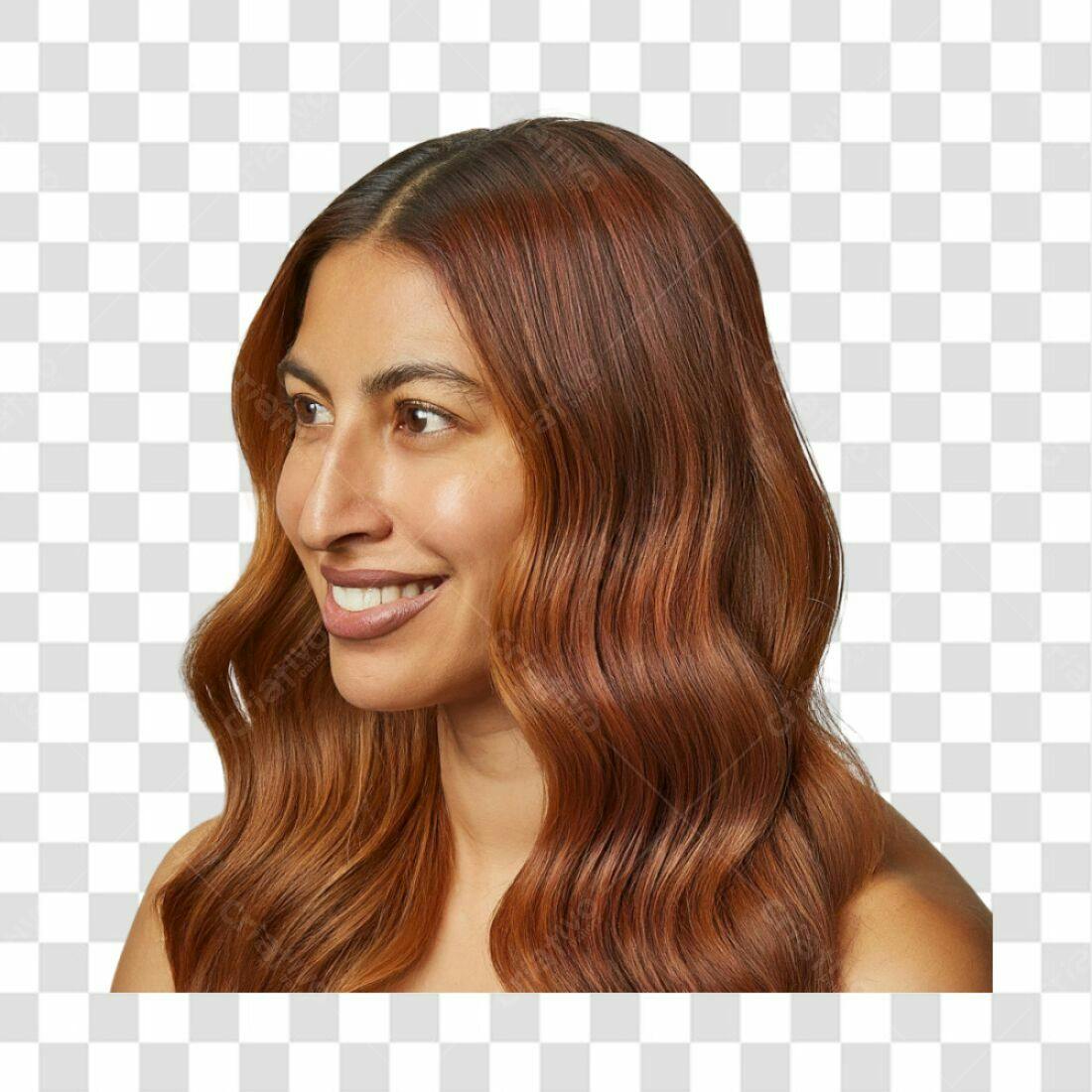Imagem PNG Mulher Cabelo Castanho com fundo transparente