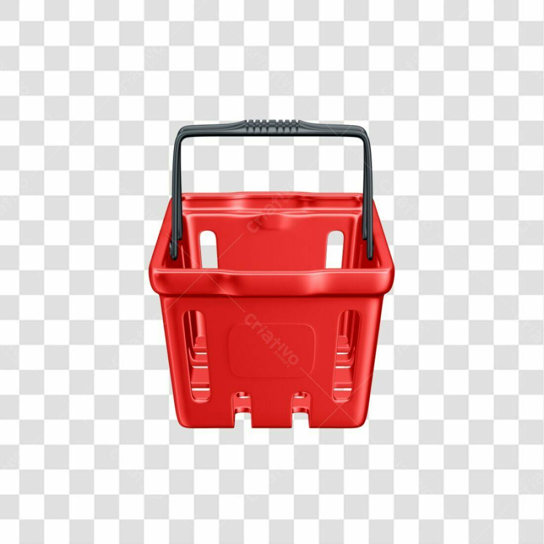 Icone de carrinho de compras vermelho PNG com fundo transparente