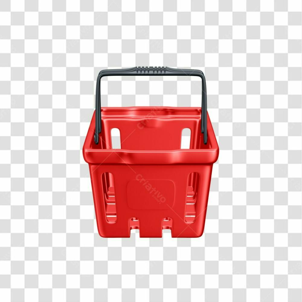 Asset 3D   Cesta De Supermercado Em 3D Com Fundo Transparente  (6)
