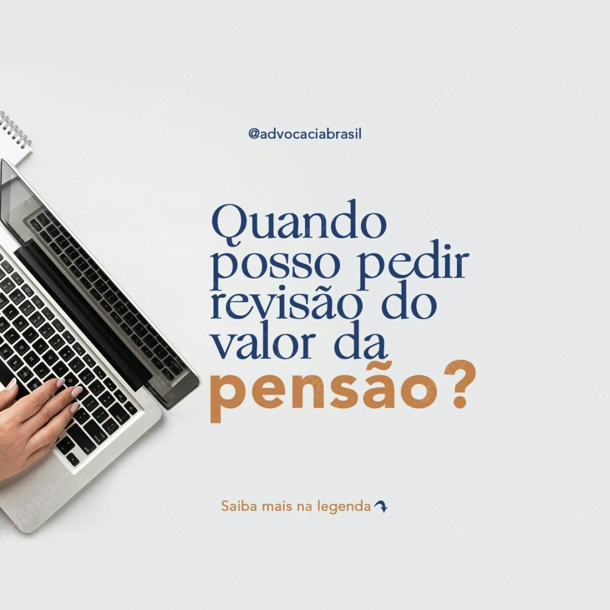 Post para Redes Sociais sobre Pensão PSD Editável