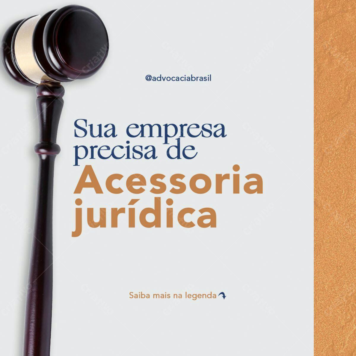 Post para Advocacia PSD Editável