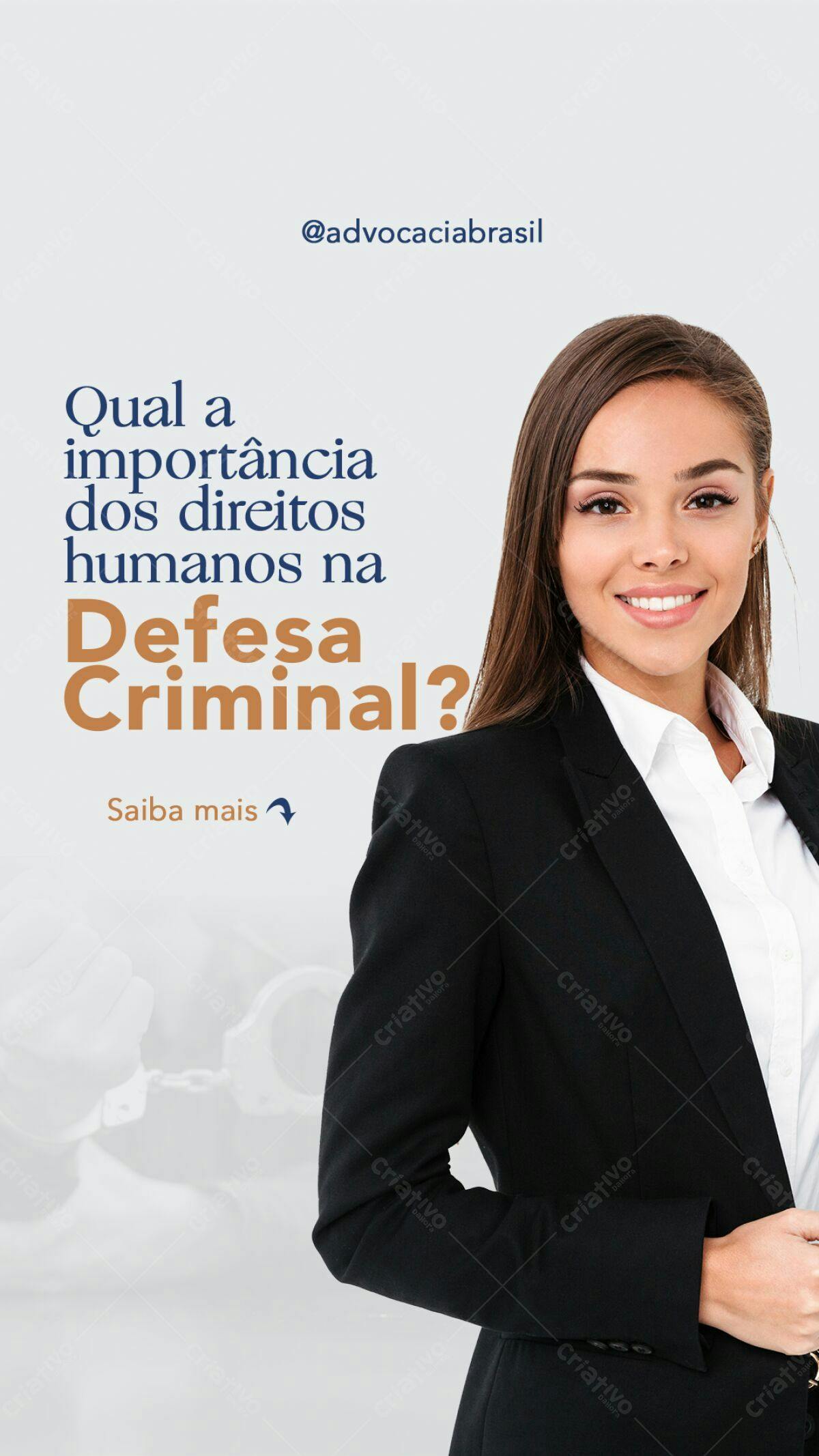 Post para Advocacia Direitos Humanos PSD Editável