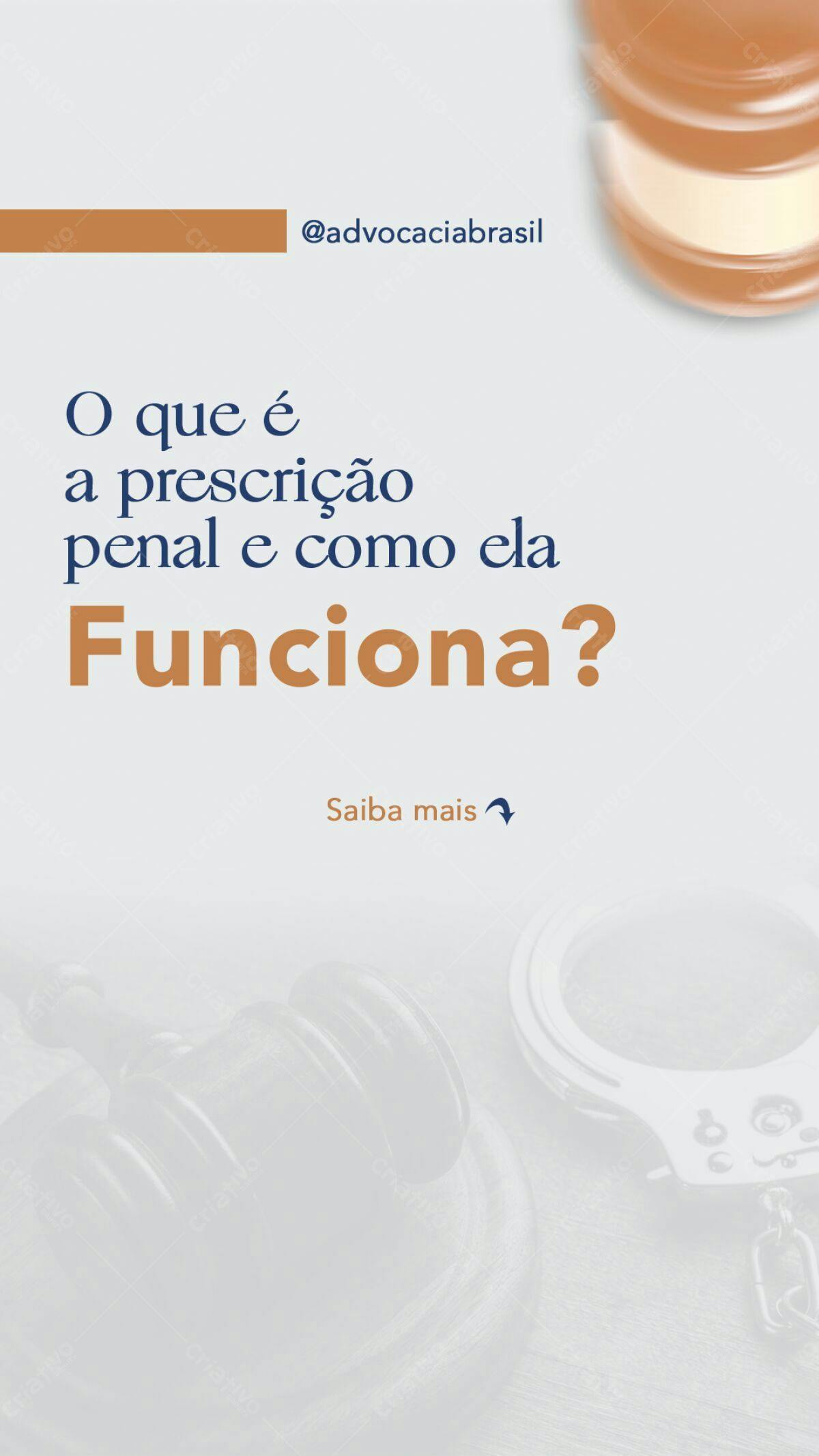 Story para Instagram Jurídico PSD Editável