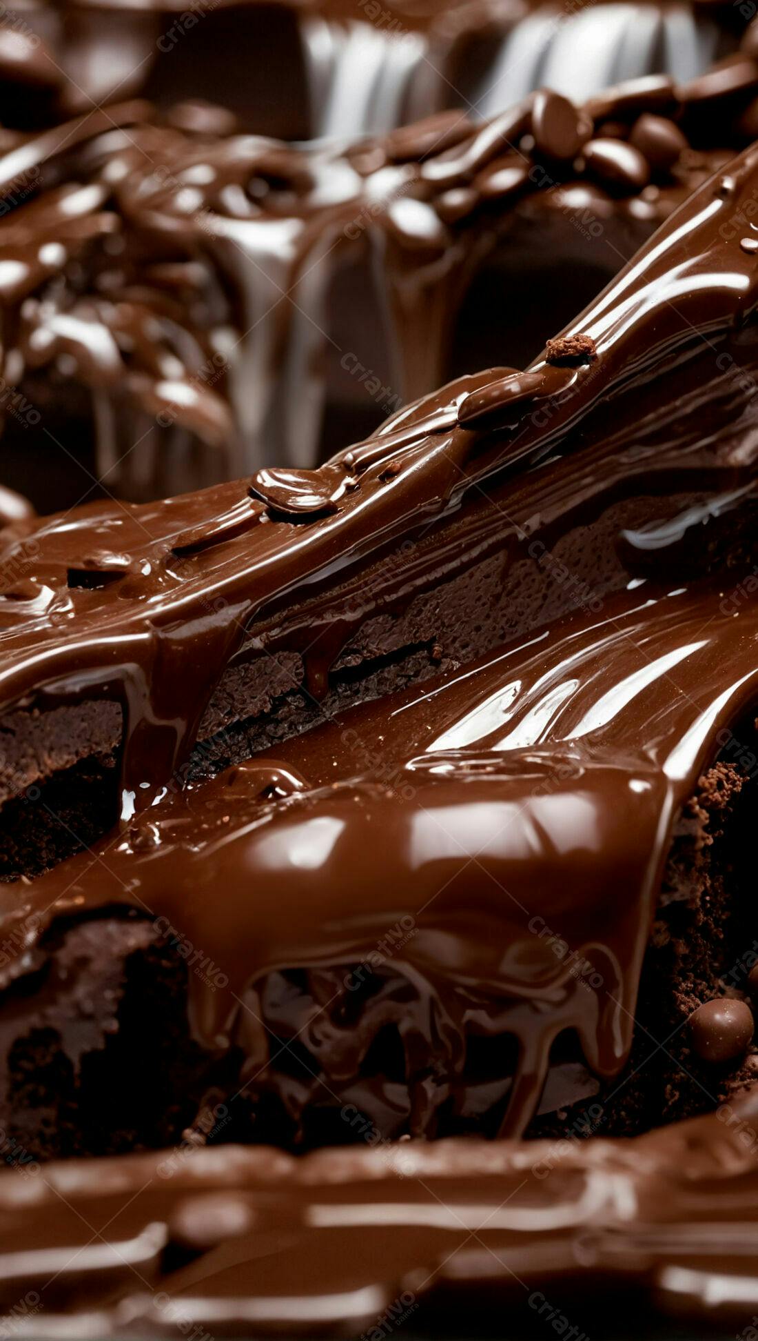 Brownie com Ganache de Chocolate