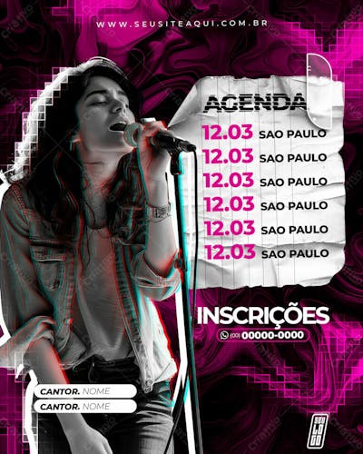 FEED - FLYER IGREJA | CHURCH | PSD EDITÁVEL