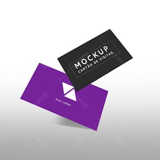 Mockup cartão de visitas