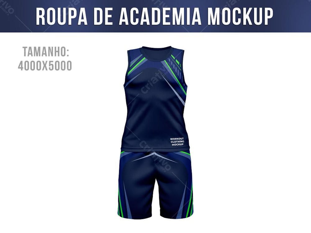 Roupa De Academia Mockup