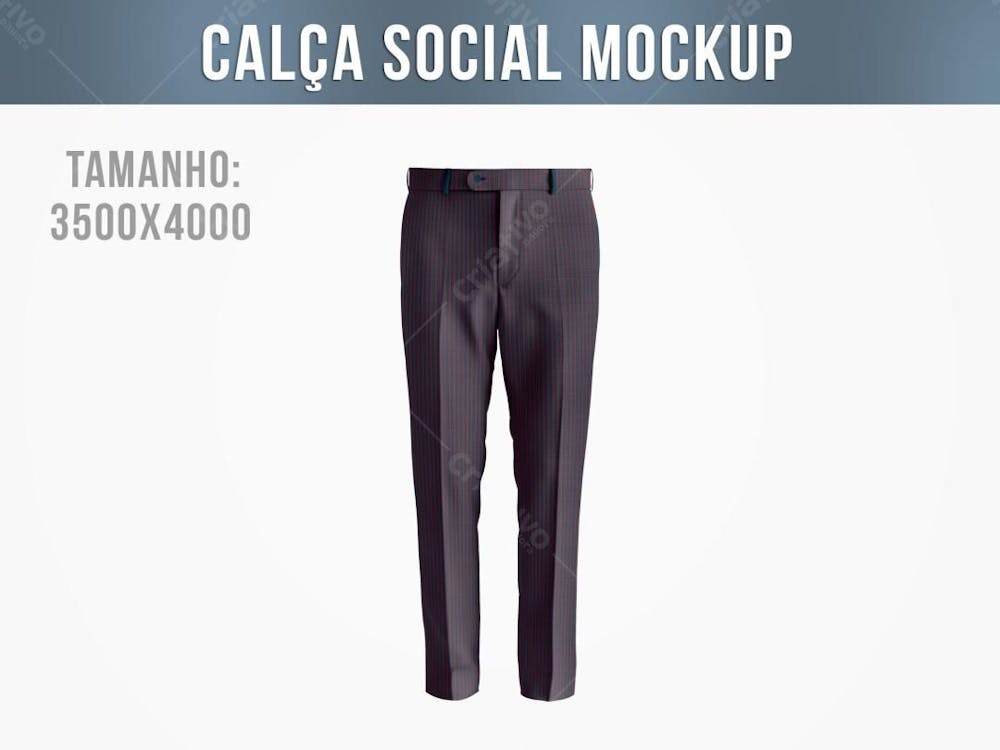 Calça Social Mockup psd