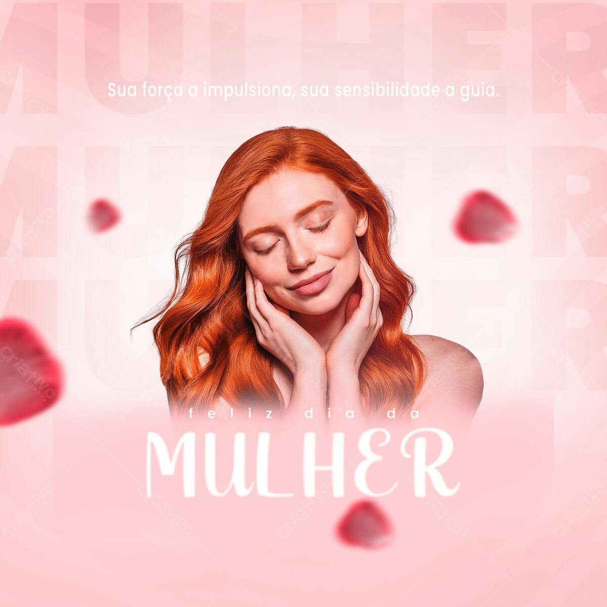 Flyer Dia Internacional da Mulher PSD Editável