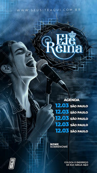 Story flyer igreja | church | psd editável