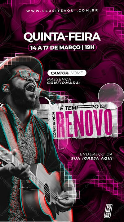 STORY - FLYER IGREJA | CHURCH | PSD EDITÁVEL