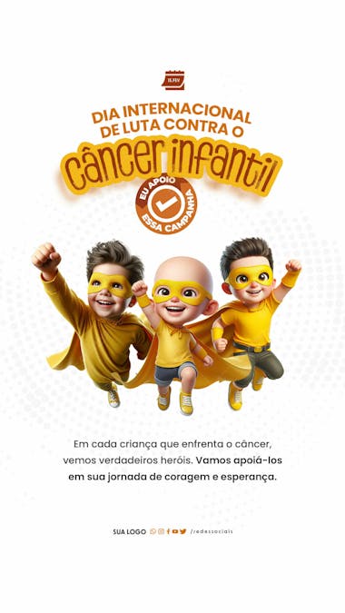 Story luta contra o câncer infantil jornada de coragem