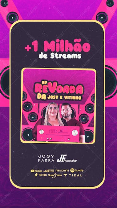 1 milhão de streams story