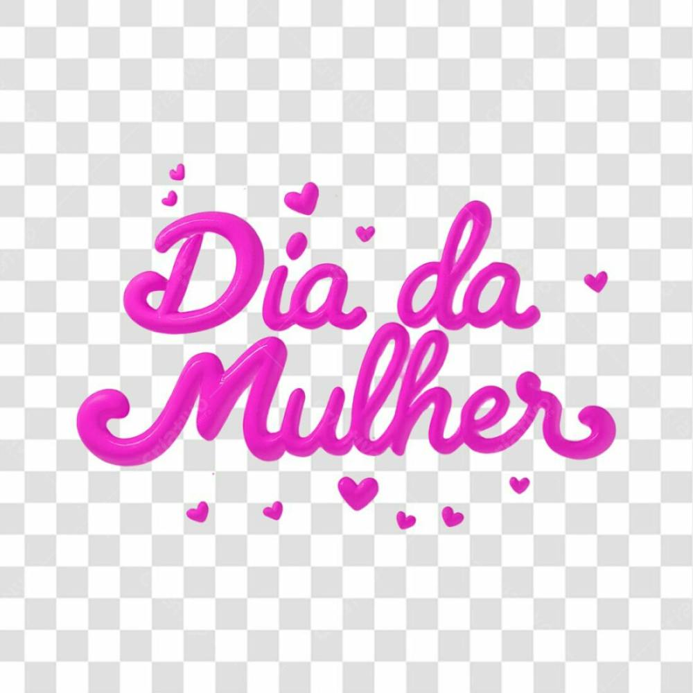 Título 3D Dia Da Mulher Png Transparente