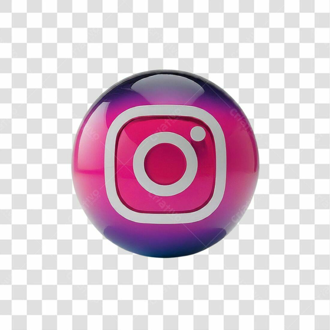 Ícone Instagram PNG com fundo transparente