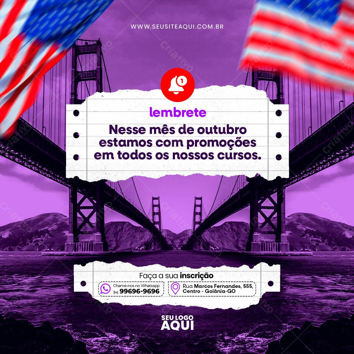 Flyer Promoção Outubro PSD Editável