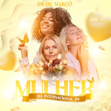 Flyer dia da mulher