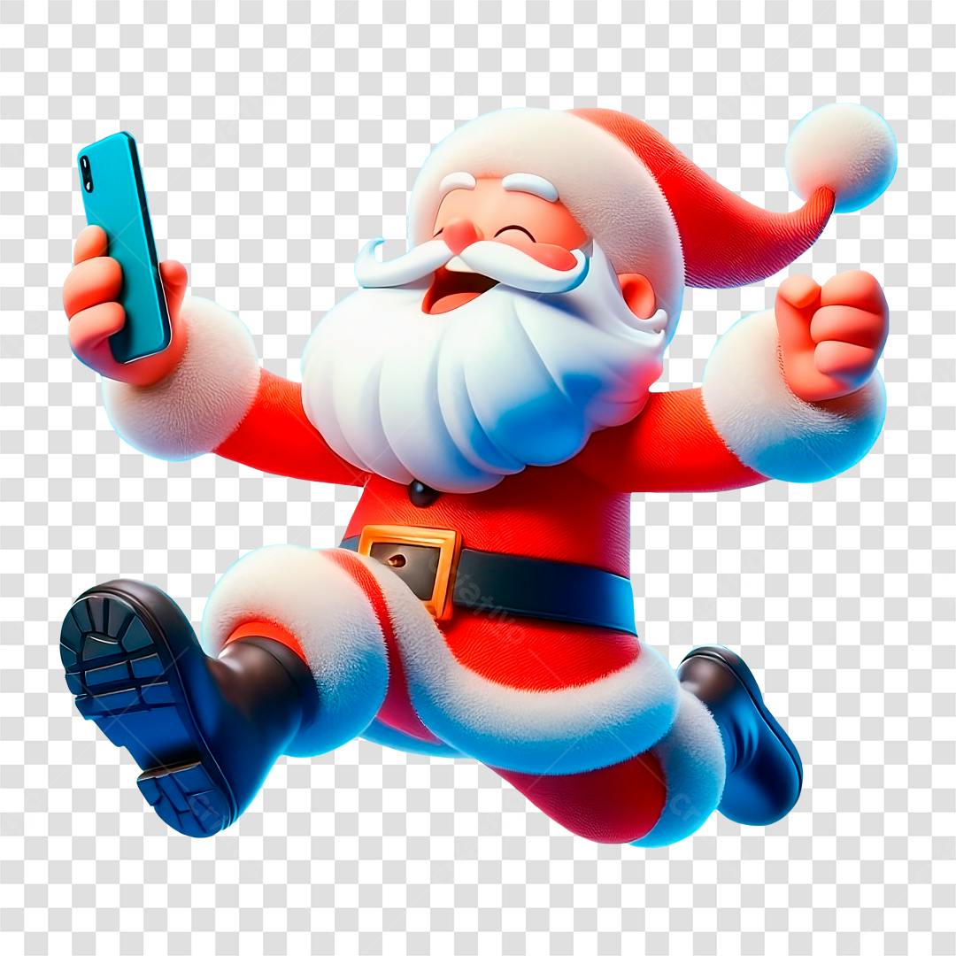 Icone Papai Noel Natal PNG com fundo transparente