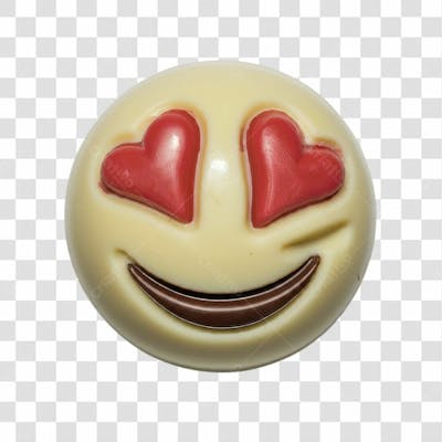 Bombom Branco Emoji Png Transparente