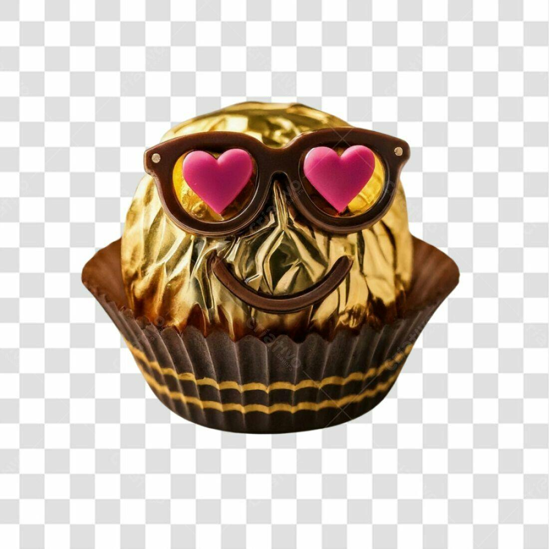 Icone Dia dos Namorados Chocolate PNG com fundo transparente