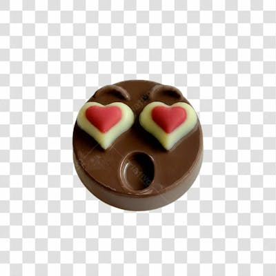 Bombom Emoji Coração Png Transparente