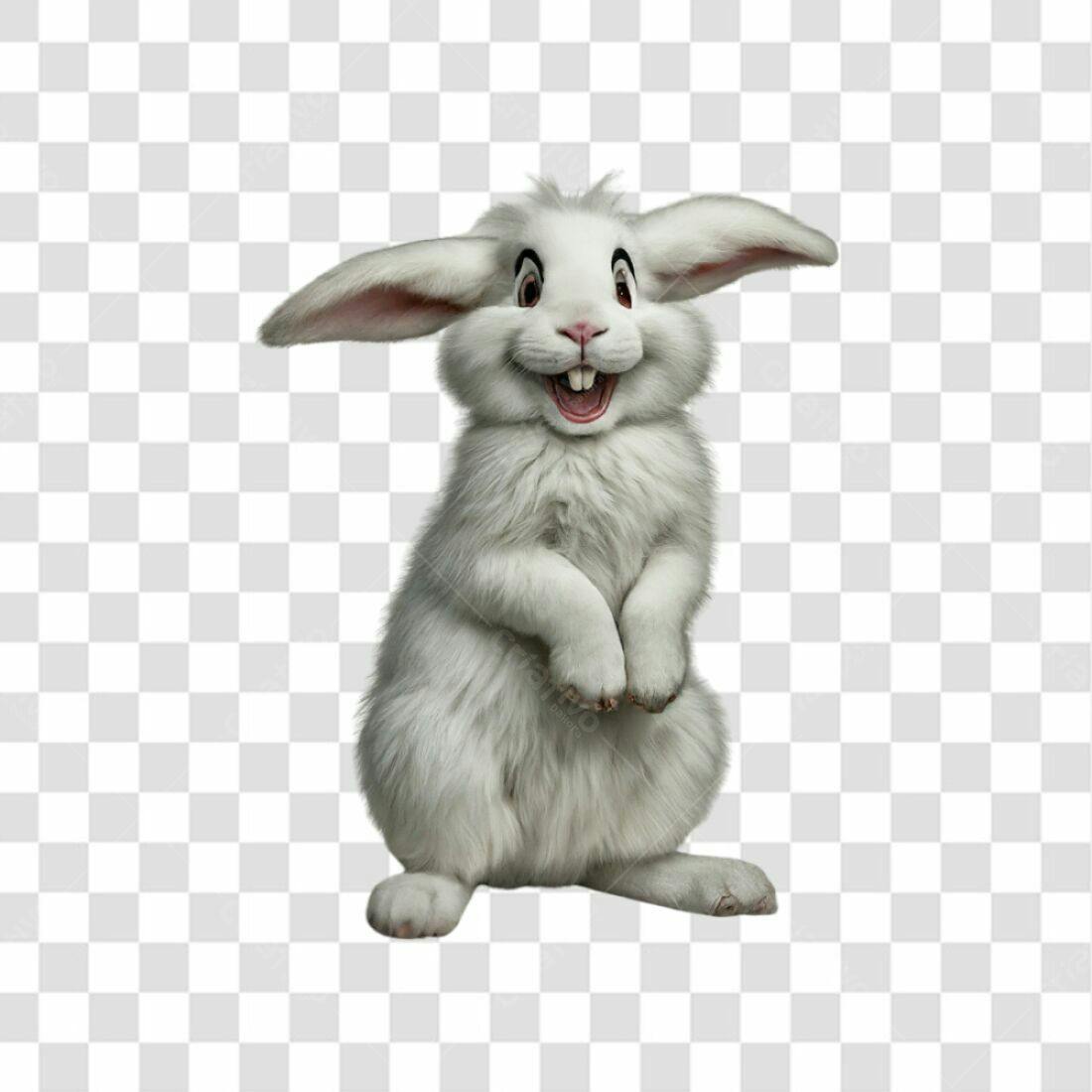 Icone Coelho Páscoa PNG com fundo transparente