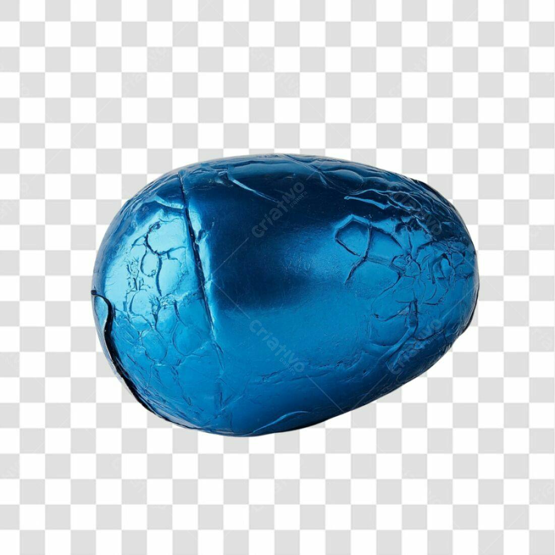 Icone Páscoa Ovo Azul PNG com fundo transparente