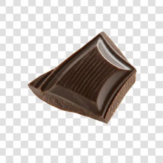 Pedaço de barra de chocolate png transparente