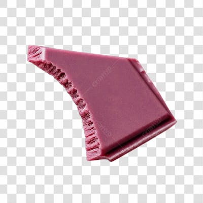 Pedaço De Chocolate Rosa Png Transparente