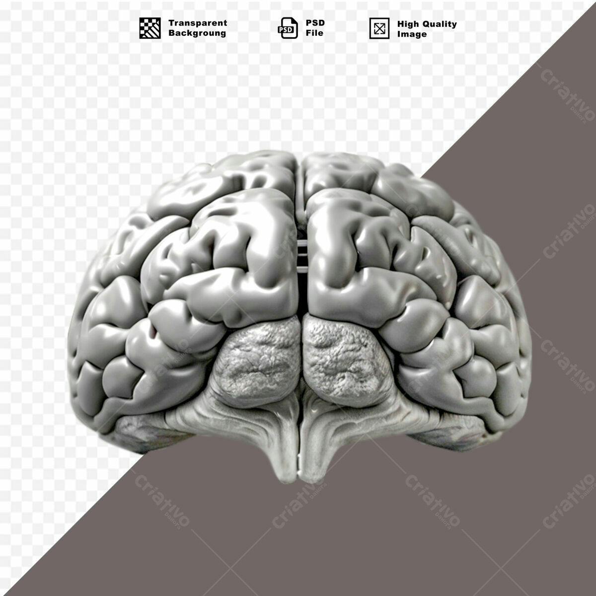 Imagem Médica Cérebro Humano PSD Editável