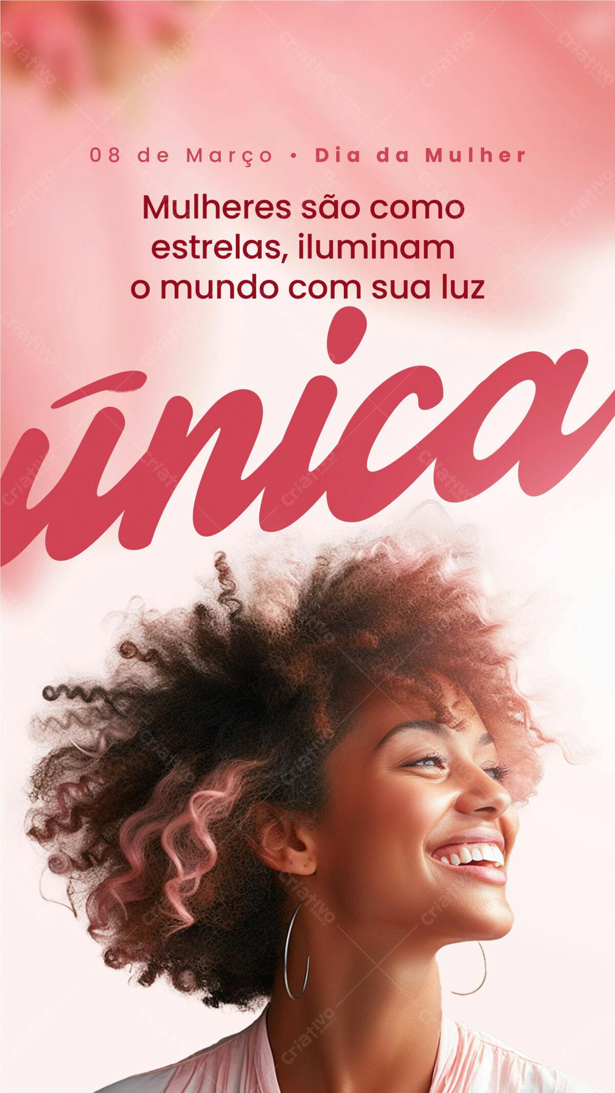 Flyer Dia Internacional da Mulher PSD Editável
