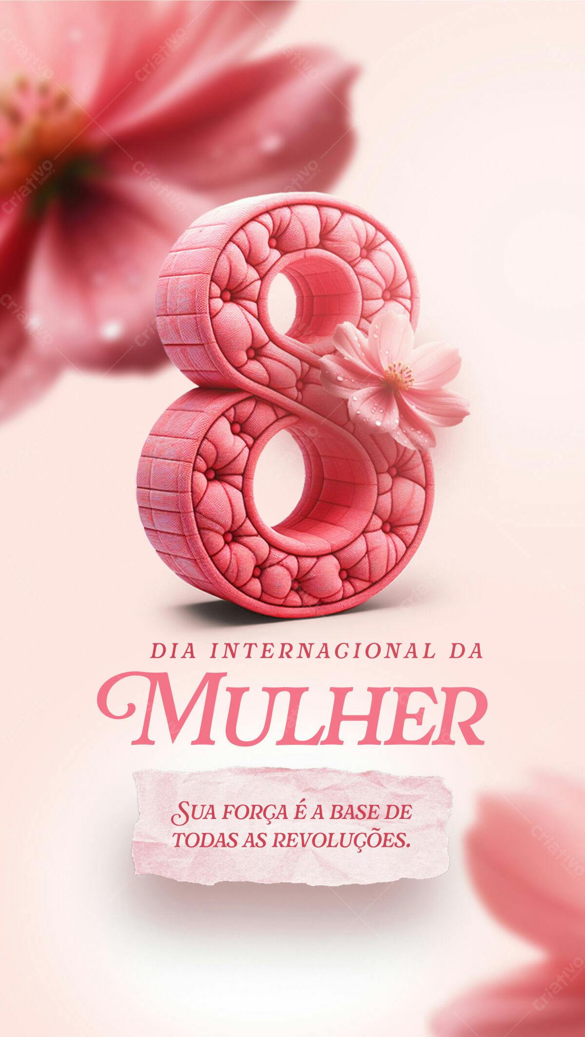 Imagem Dia Internacional da Mulher PSD Editável