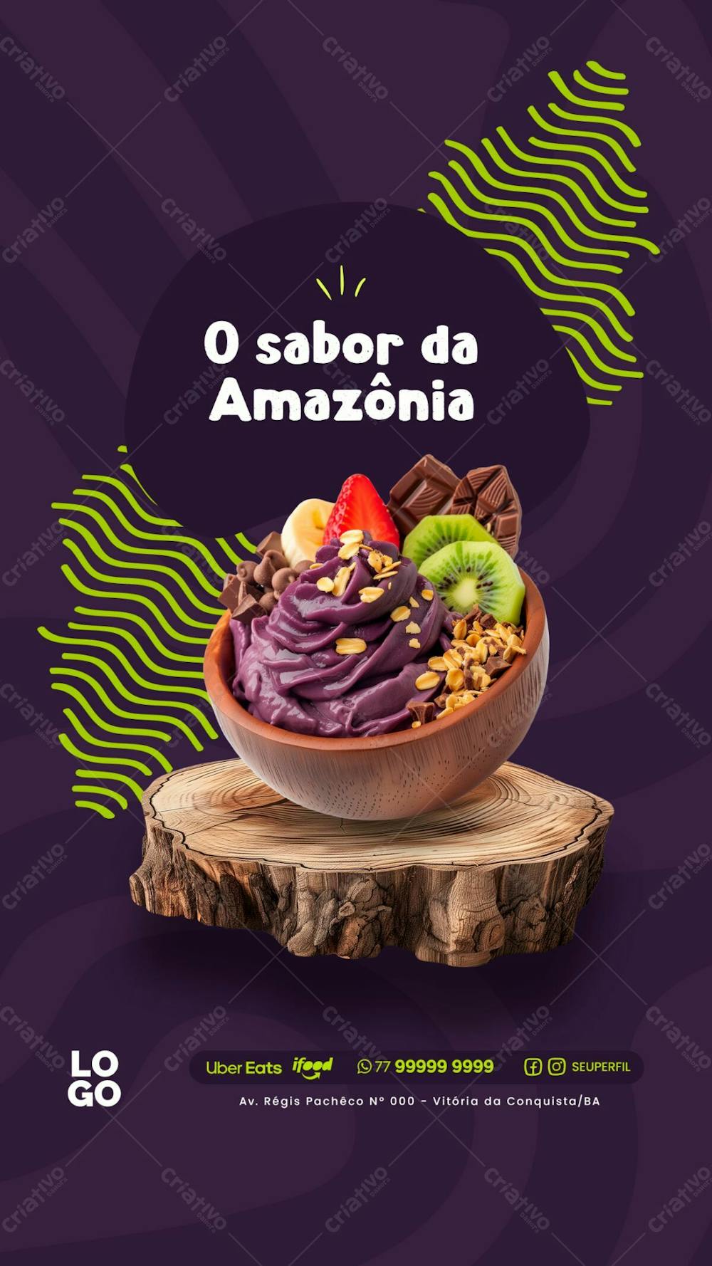 SOCIAL MEDIA -  AÇAÍ - AÇAITERIA 