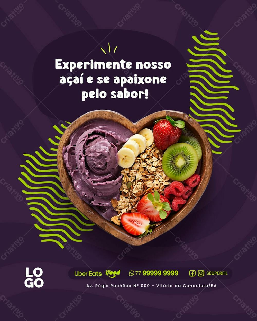 SOCIAL MEDIA -  AÇAÍ - AÇAITERIA 