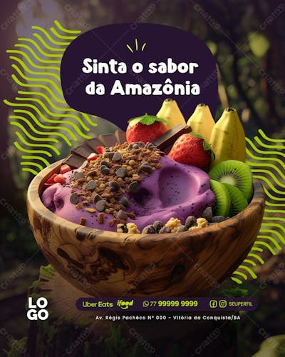SOCIAL MEDIA -  AÇAÍ - AÇAITERIA 