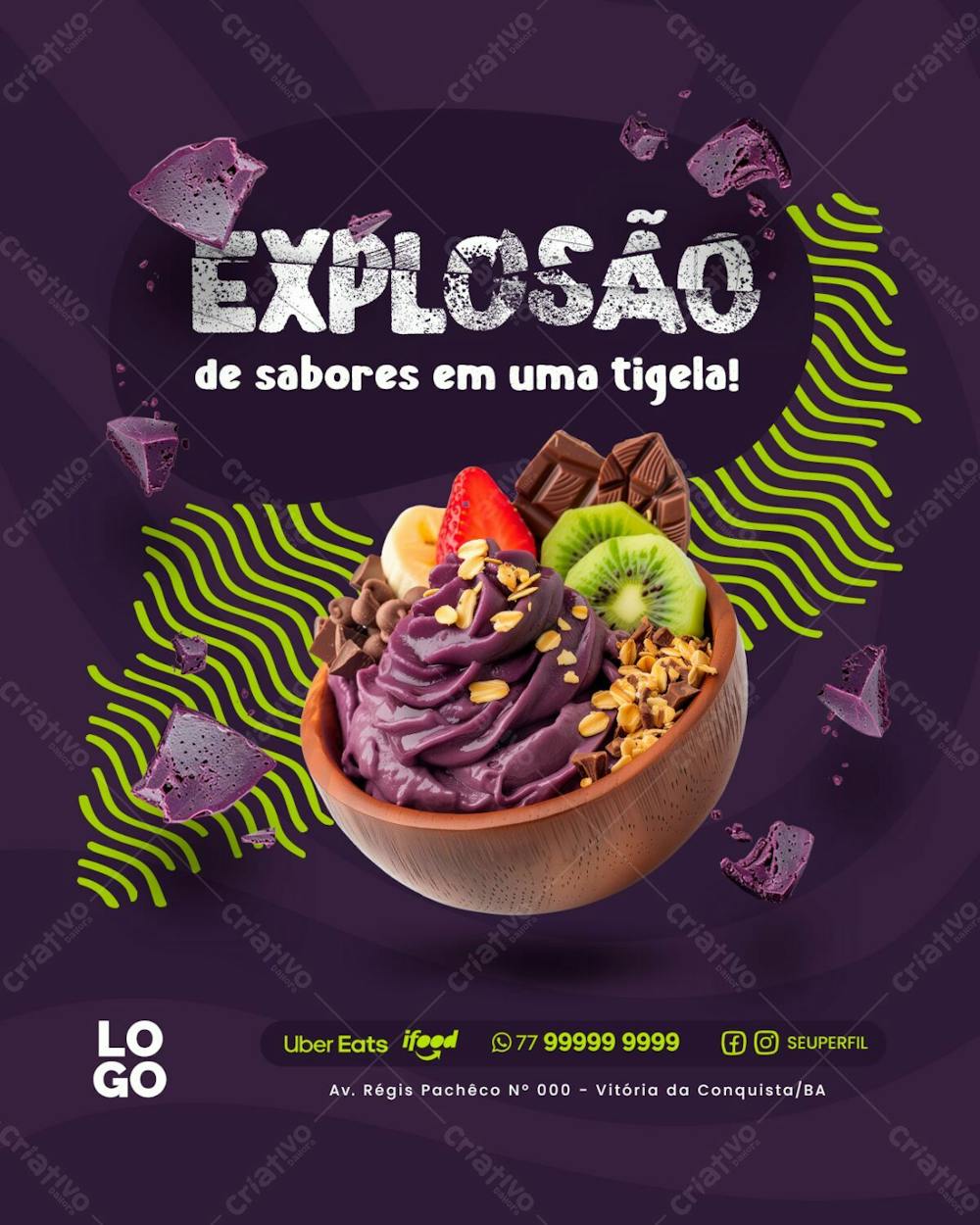 SOCIAL MEDIA -  AÇAÍ - AÇAITERIA 
