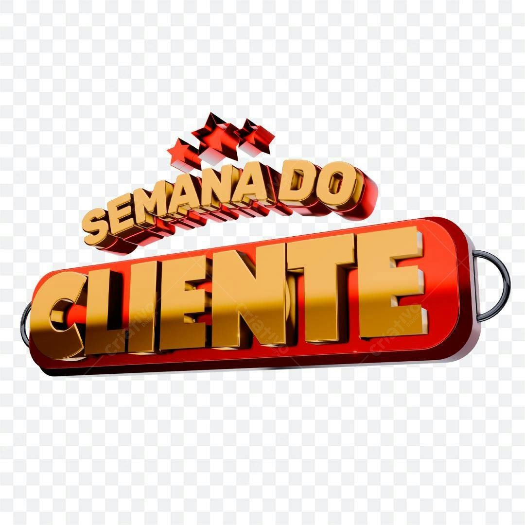 Banner Semana do Cliente PNG com fundo transparente