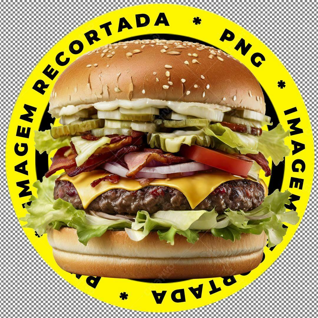 Imagem de Hambúrguer PNG com fundo transparente