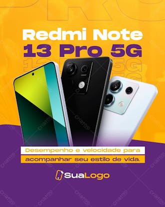 Feed redmi note 13 pro 5g disponivel loja de smartphone e importados xiaomi