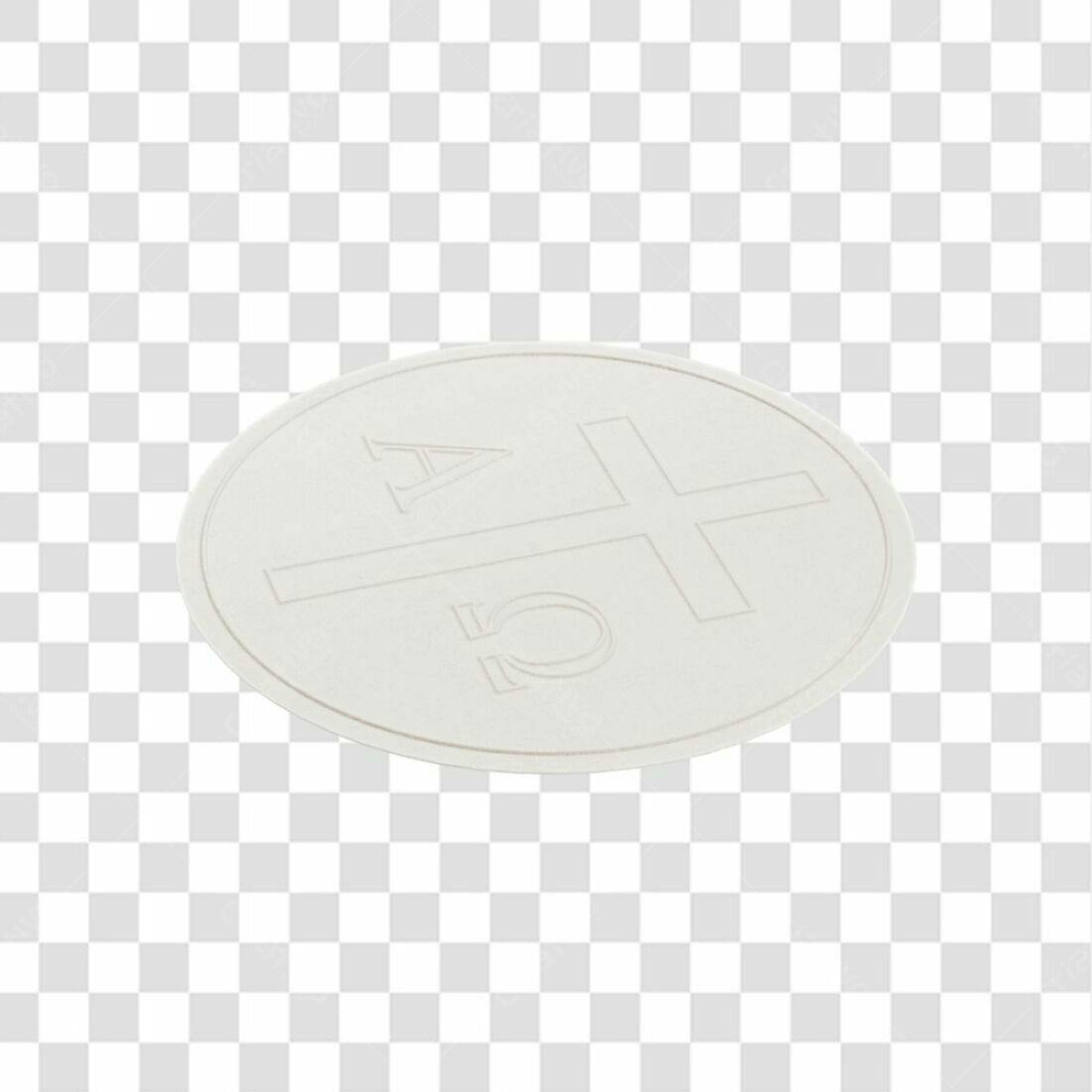 Selo religioso Alfa e Ômega PNG com fundo transparente