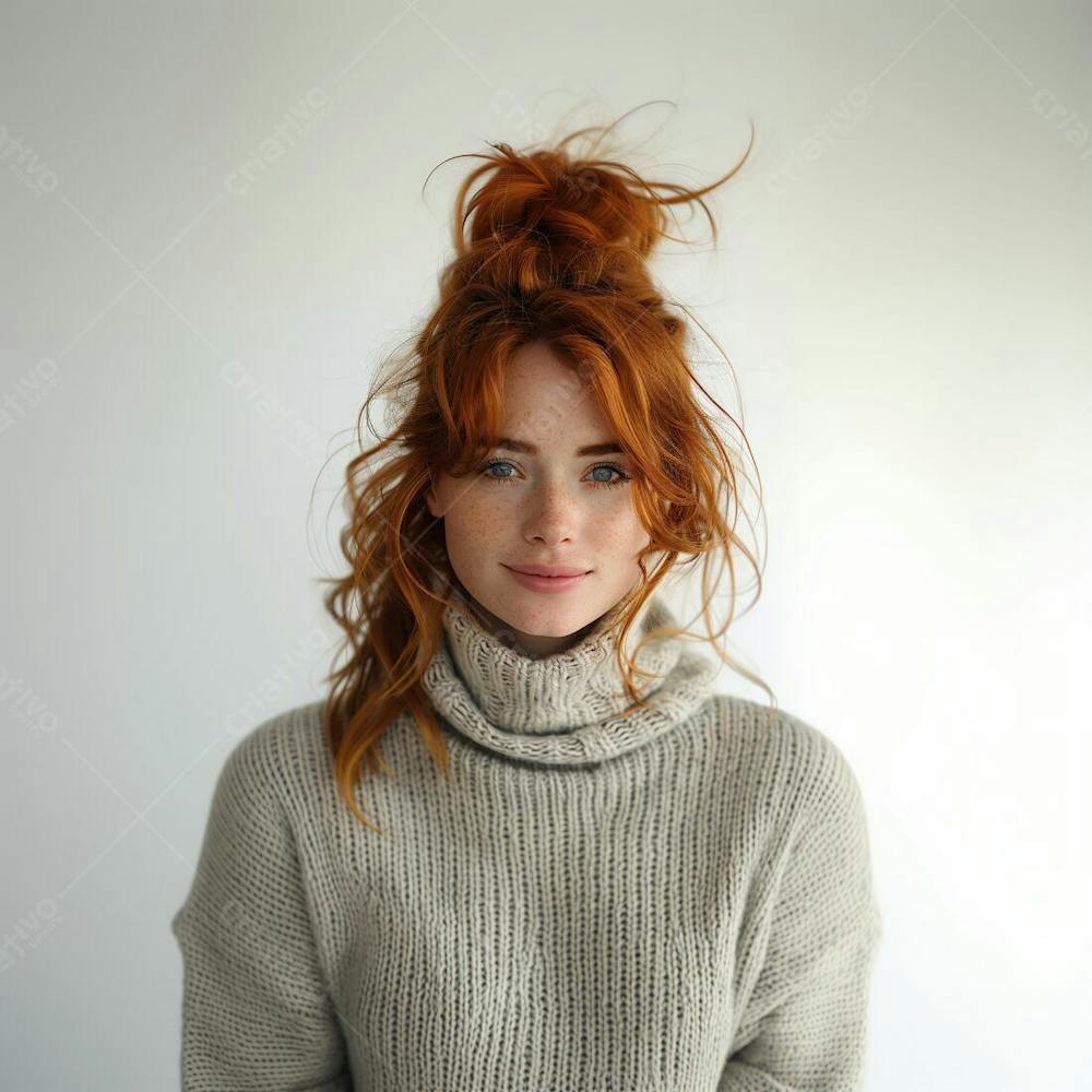 UMA LINDA MULHER RUIVA - IMAGEM