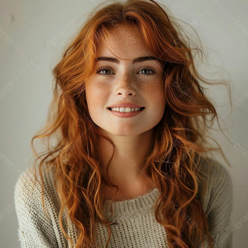 UMA LINDA MULHER RUIVA - IMAGEM