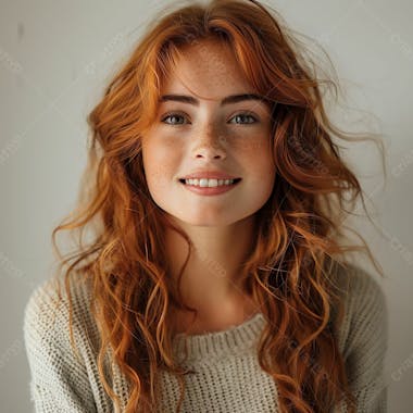 Uma linda mulher ruiva imagem