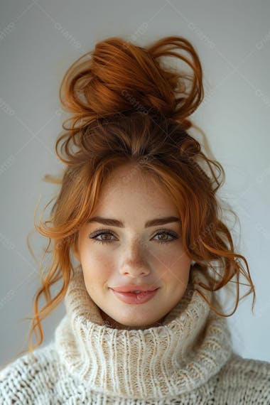 Uma linda mulher ruiva imagem